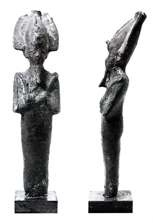 Bronze statuette of Osiris